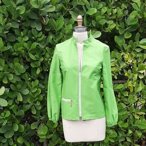 Vintage Russ green zipper jacket